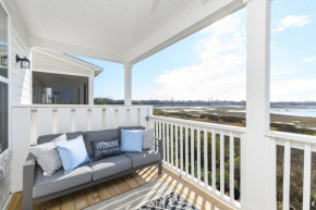 (22) BRAND NEW Marsh View Home, private pool, 5 min. Drive to Beach, Baby & Kid Friendly